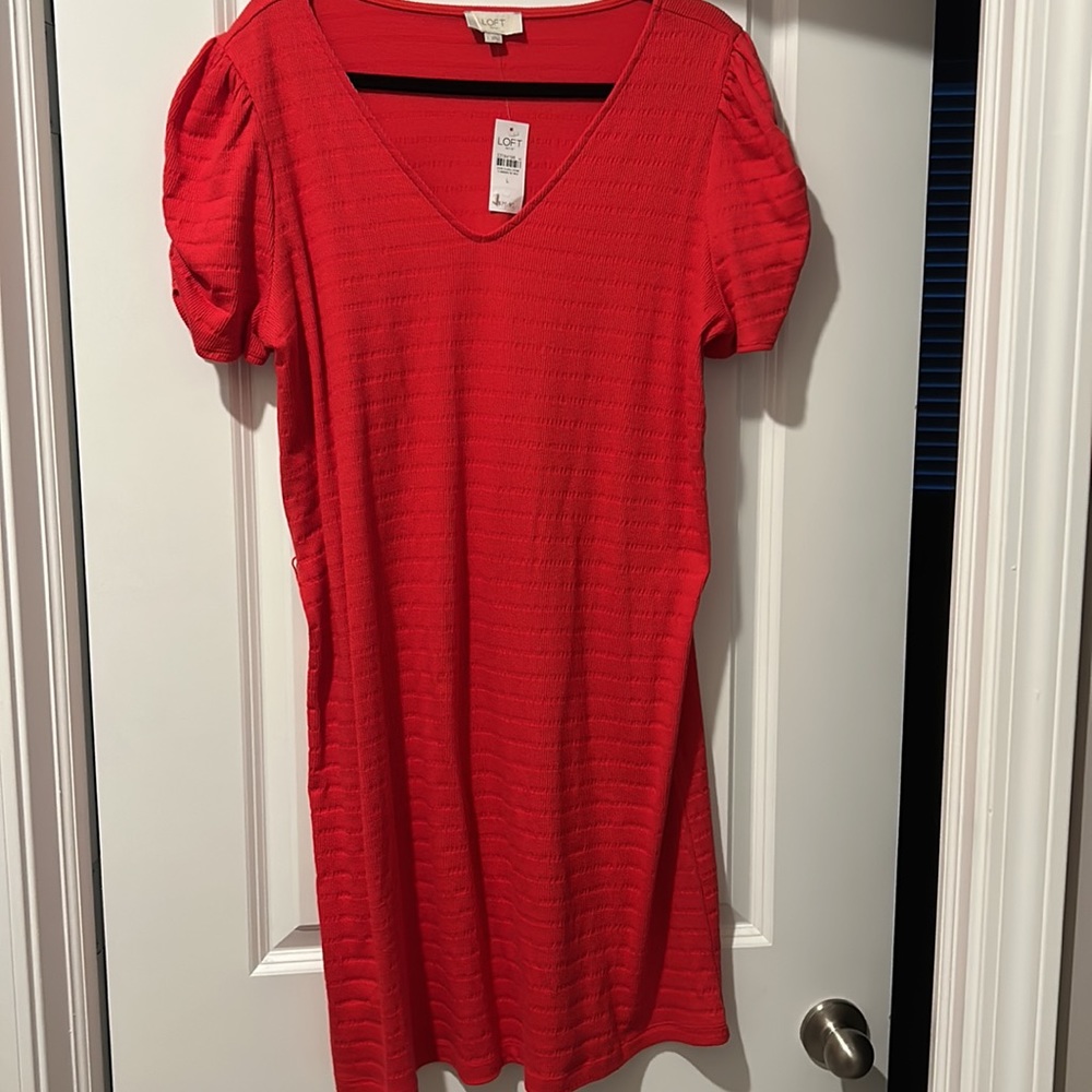 New, Loft dress, with waist tie, wear with or without tie